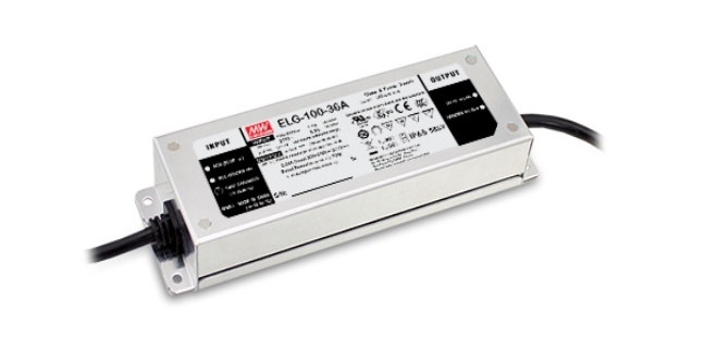 ELG-100-24AB  电源 96W 24V 4A IP65 CC + CV Io and Vo adj w/pot + 3 in 1 Dimming