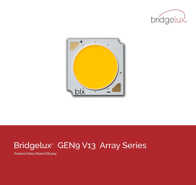 Bridgelux® COB 1304 普瑞 GEN9 V13 BXRE-xxE20F0-B-9x 36V