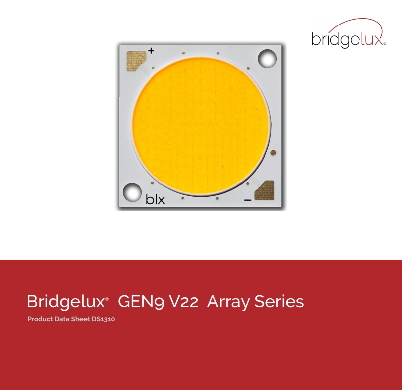 普瑞36V COB 1310 Bridgelux®  GEN9 V22 BXRE-xxE65F0-B-9x