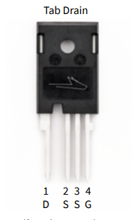 C3M0040120K 碳化硅MOSFET SiC, MOSFET, 40mohm, 1200V, TO-247-4, Industrial