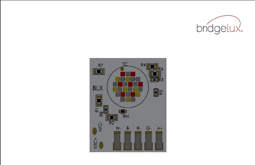 Bridgelux® Vesta® Series RGBW Gen2 10mm Array With CSP BXRV-D10-RGBW2000-B3